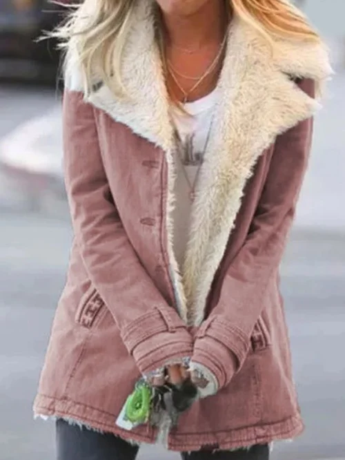 Chaqueta de Invierno Forrada con Sherpa y Aislamiento Térmico | Ideal para Invierno
