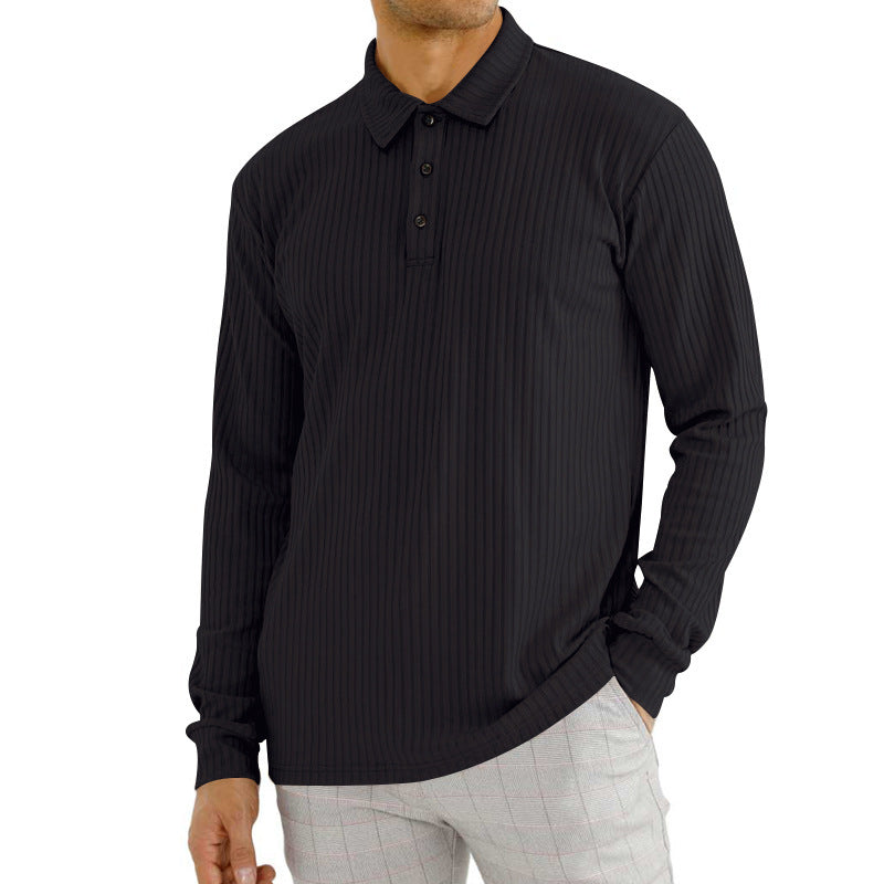 Camiseta de Hombre de Manga Larga en Mezcla de Algodón | Ideal para Primavera y Otoño