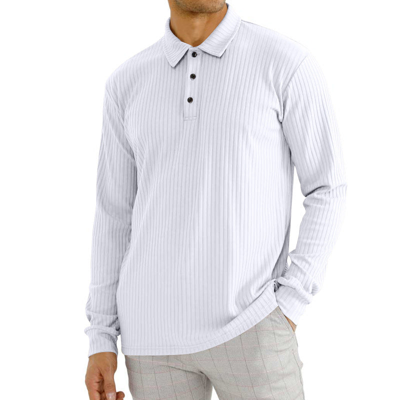 Camiseta de Hombre de Manga Larga en Mezcla de Algodón | Ideal para Primavera y Otoño