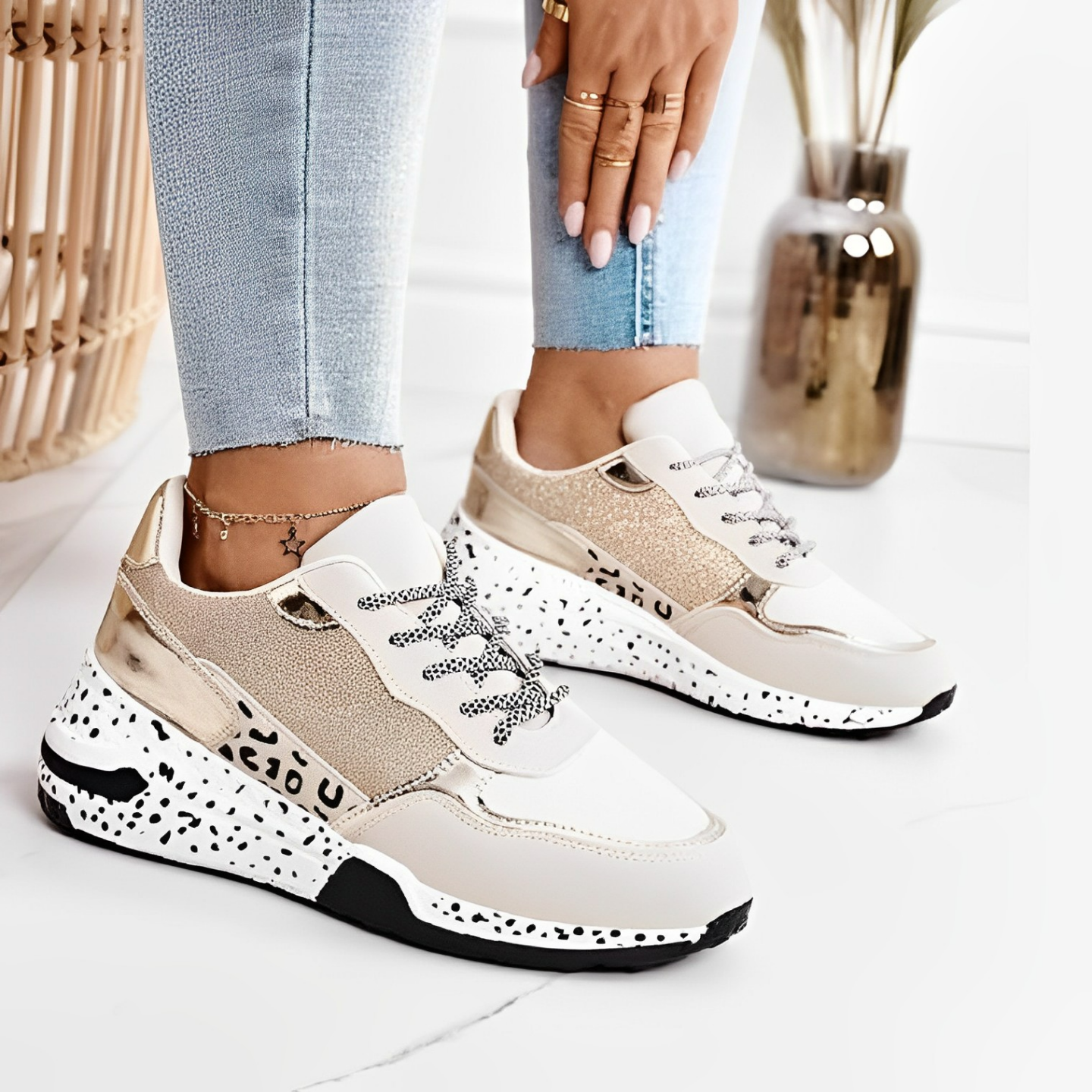 Zapatillas deportivas transpirables y ligeras con suela acolchada | Ideal para primavera y verano