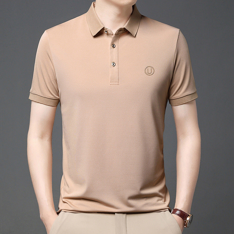 Camiseta Tipo Polo de Manga Corta en Color Sólido | Ideal para el Verano