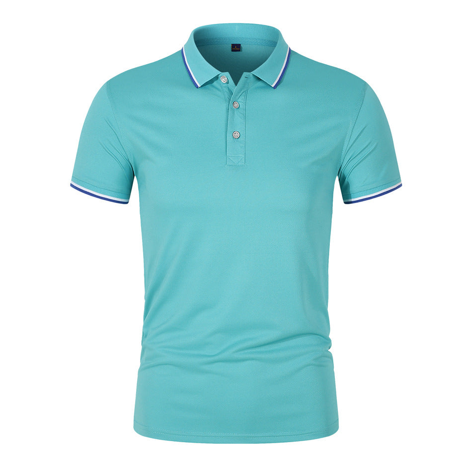 Camiseta de Hombre de Color Sólido de Manga Corta | Ideal para Verano