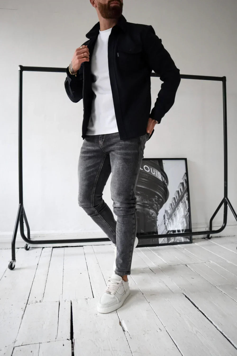 Camisa overshirt de diseño atemporal y material transpirable
