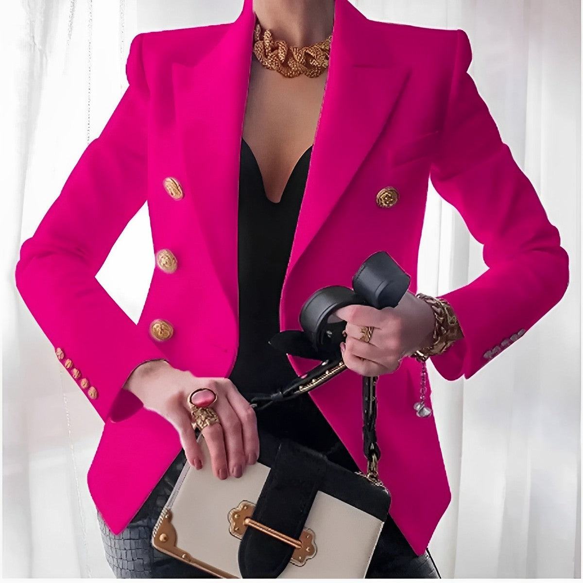 Blazer entallado con corte slim y detalles refinados | Ideal para primavera y otoño