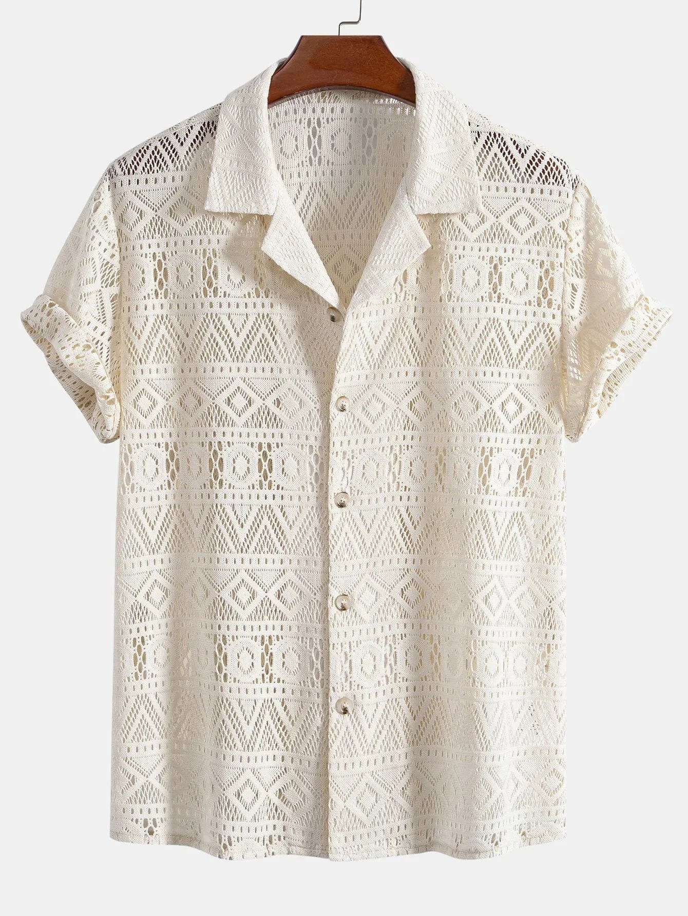 Camiseta con Cuello en V y Botones para Hombre – Elegante y Versátil