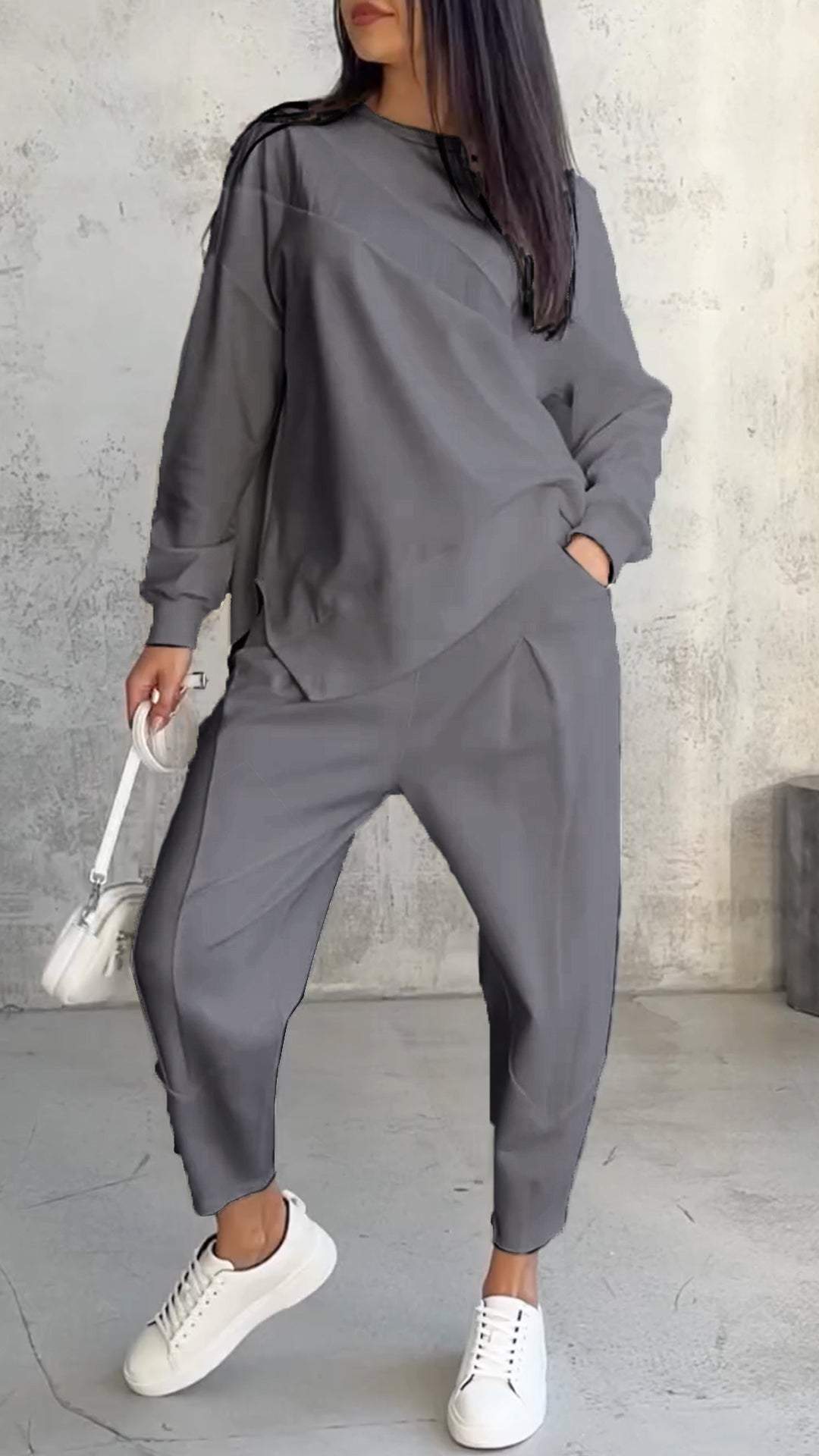 Dobra - Conjunto de Dos Piezas con Escote Redondo