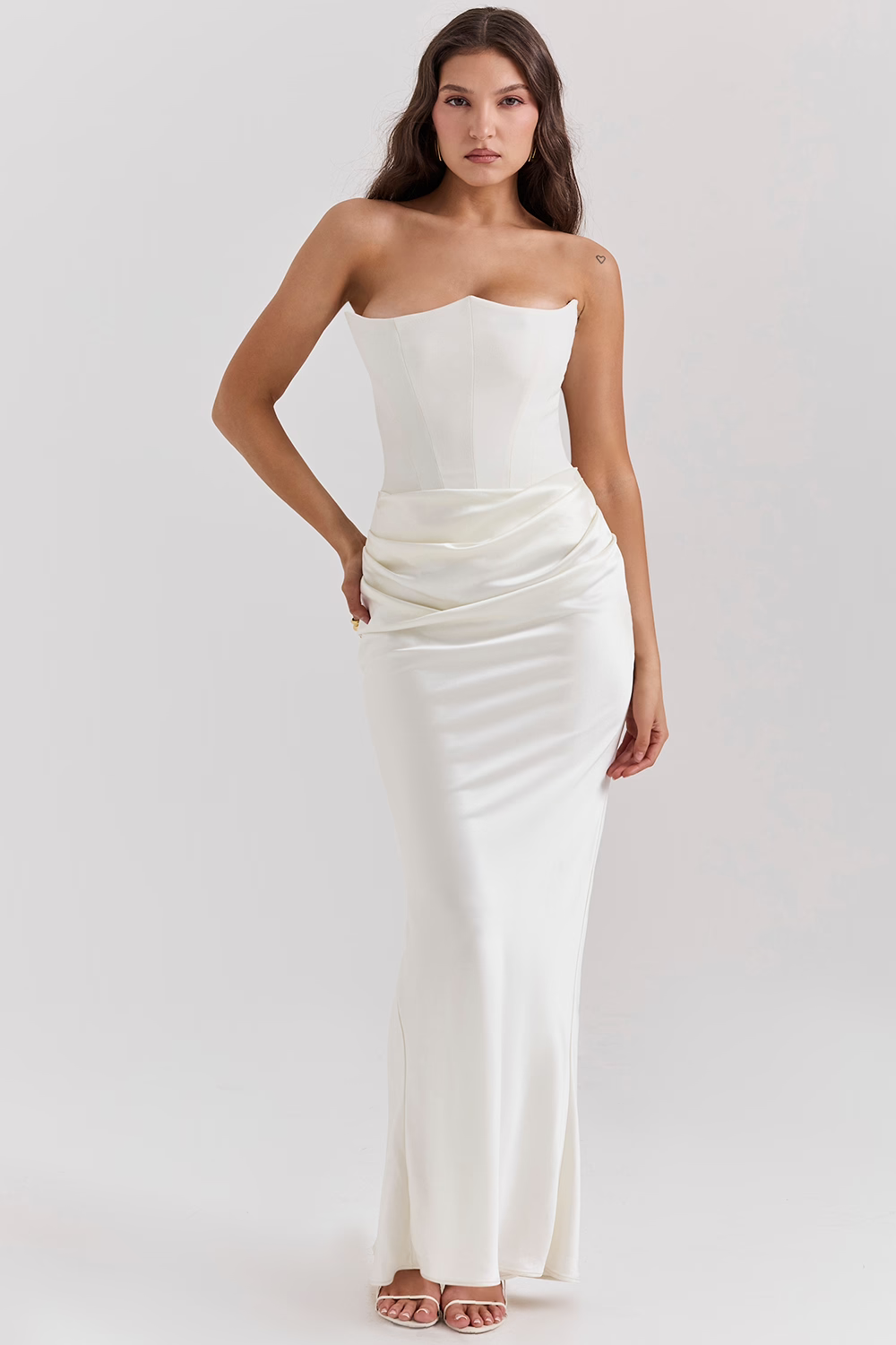 Vestido Maxi con Diseño de Corset que Define la Cintura | Ideal para Primavera y Otoño