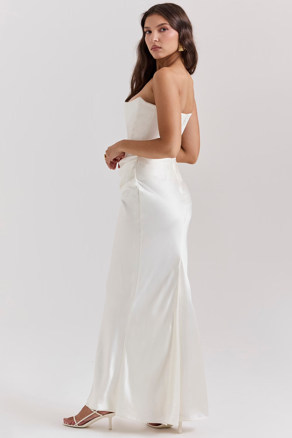 Vestido Maxi con Diseño de Corset que Define la Cintura | Ideal para Primavera y Otoño