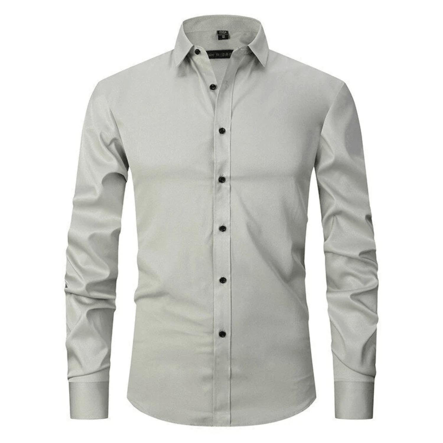 Camisa de Manga Larga Clásica para Hombre | Ajuste Ceñido y Diseño Formal